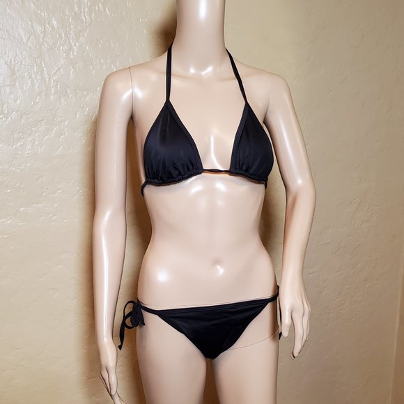 Victoria's Secret Swim Sexy Black String Bikini Victorias Secret S